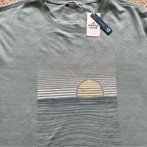 Marine Layer NWT Air Crew Graphic Tee Men’s S